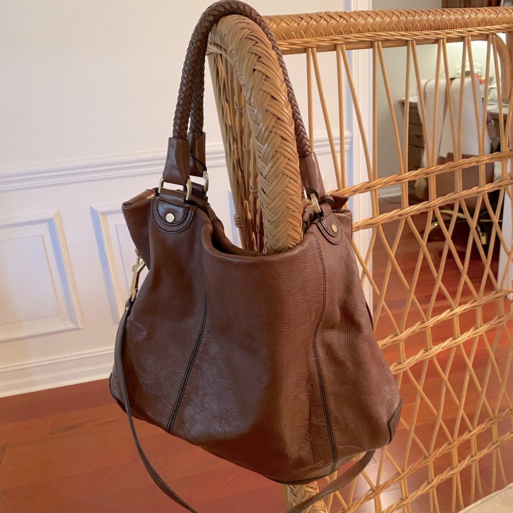 Cole Haan brown leather purse